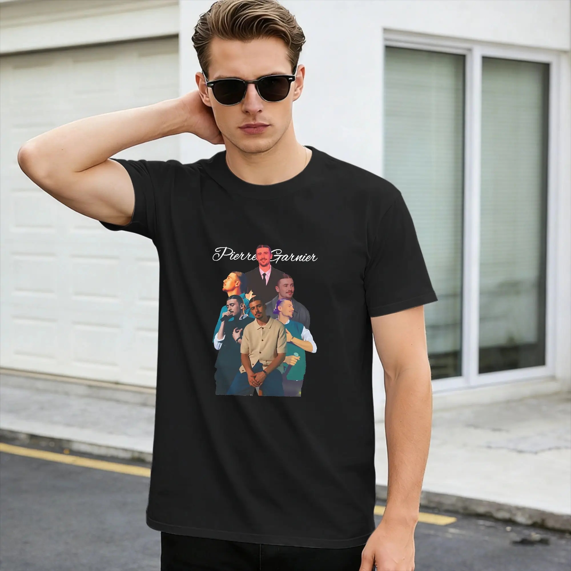 Camiseta Streetwear de Verano Pierre Garnier Chaque Seconde Tour, Camisetas Novedosas 100% Algodón, Ropa Estética de Manga Corta