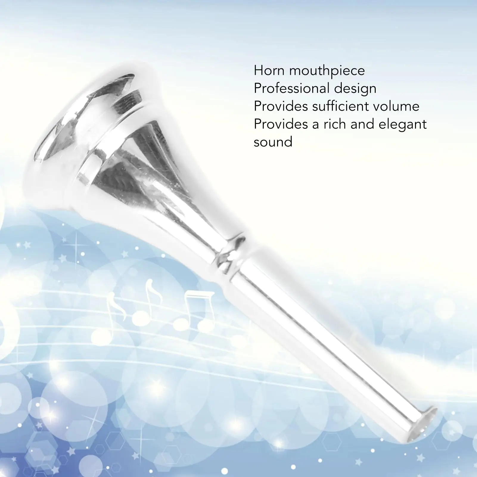 Профессиональный латунный стандартный мундштук для валторны для замены серебряного рогового мундштука для музыкантов и исполнителей