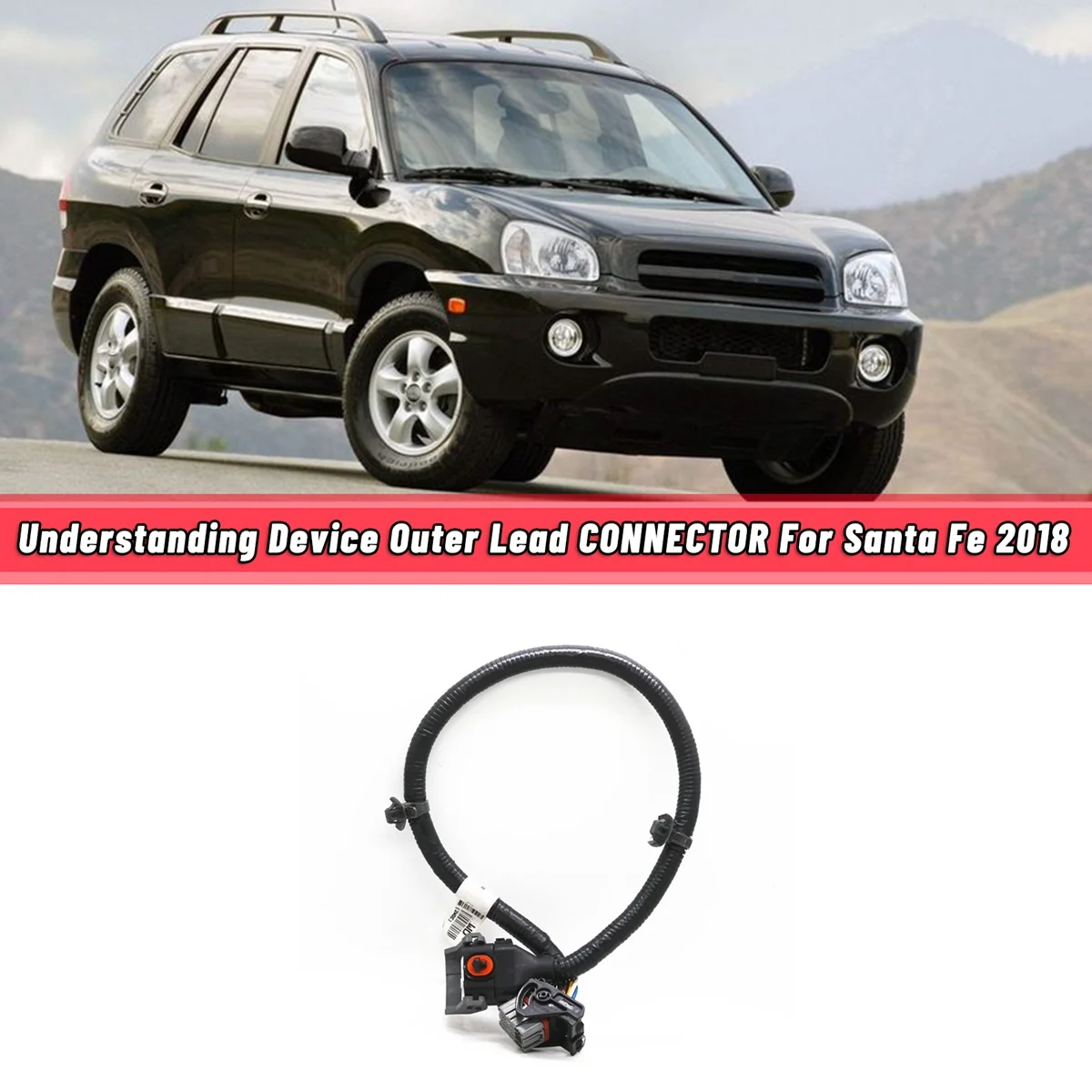

597952W400 Car Understanding Device Outer Lead CONNECTOR for HYUNDAI Santa Fe 2018 597952W200