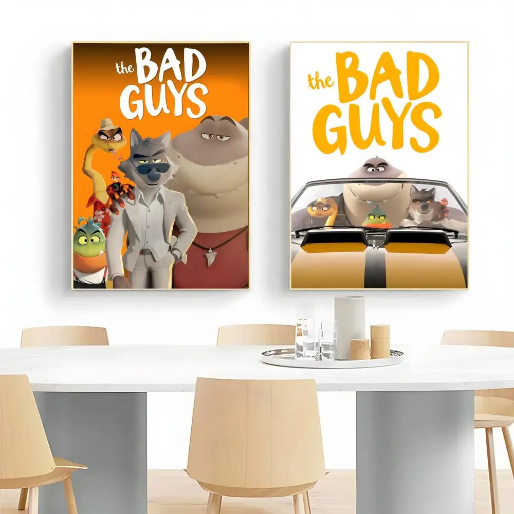 Popular Hilarious Cartoon T-The B-Bad Guys 2 Poster Wall Art Print Poster Decorative Mural Home Decor Gift Unframed