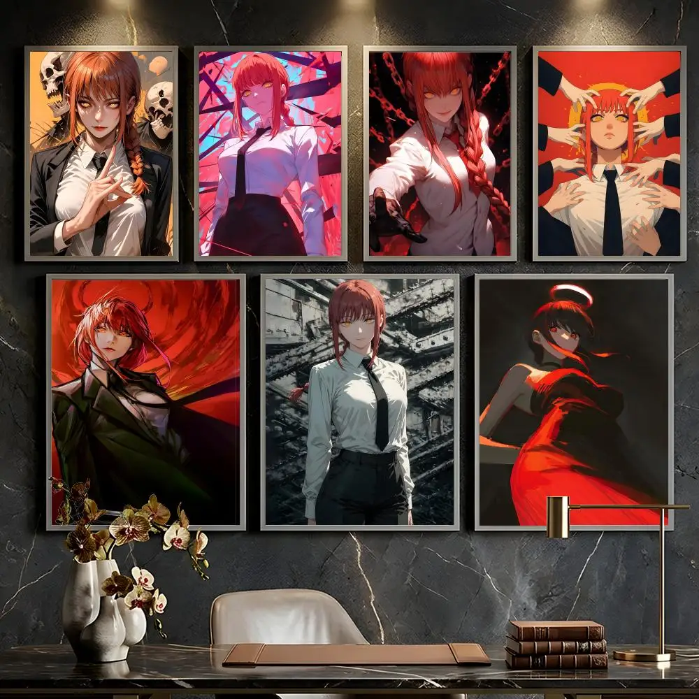 Makima Poster --HD-- Self-Adhesive Waterproof High-Toughness Universal Wall Decor