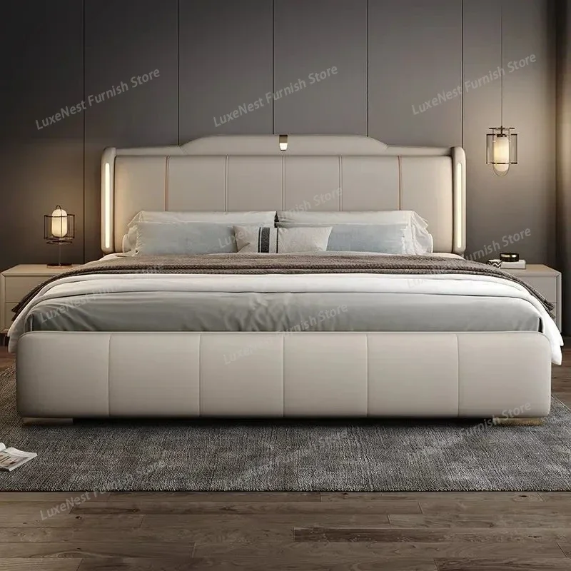 

Каркас двуспальной кровати 180x200 см с изголовьем и 3 ящиками для хранения, роскошная мебель для спальни, кровать размера King/Queen