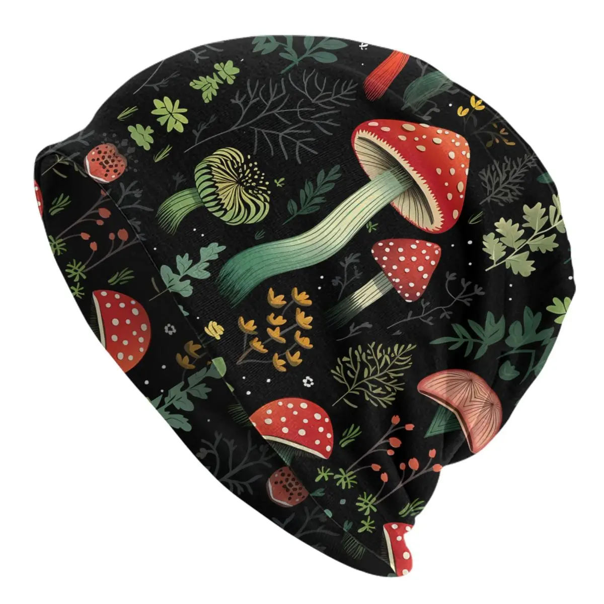 

Mushroom Bonnet Fashion Thin Skullies Beanies Caps For Men Style Hats