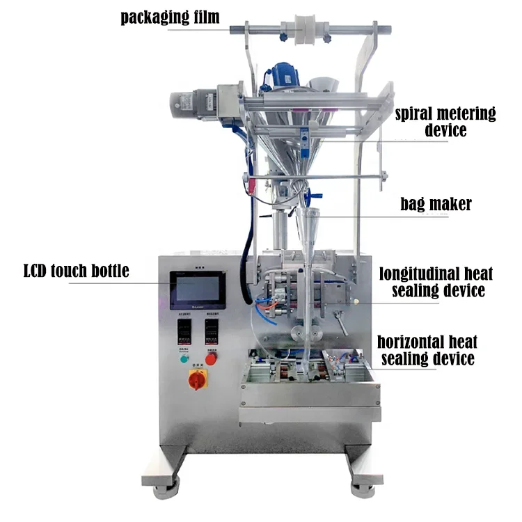 Multifunction Packaging Machines Automatic Sugar Coffee Spice Washing Powder Milk Powder Bag Packing Machine