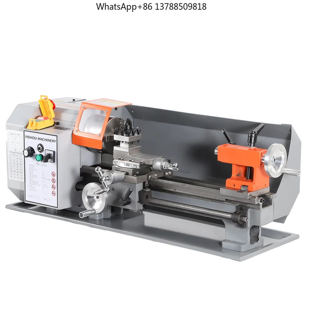 New Design 760*330*330mm Mini Metal Lathe Machine 500W Precision 7