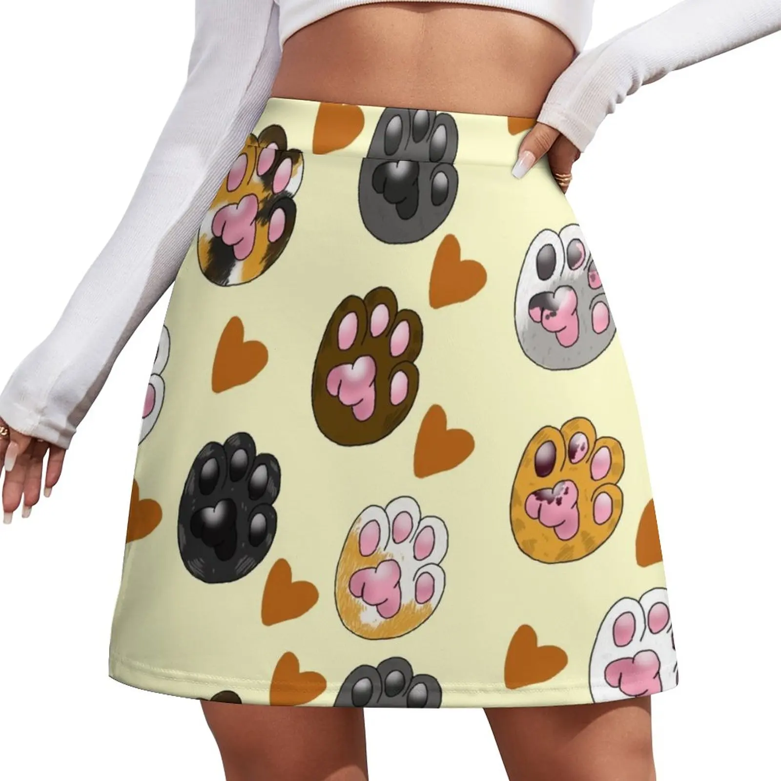 

show me the beans!!! Mini Skirt Women skirts korean luxury clothing