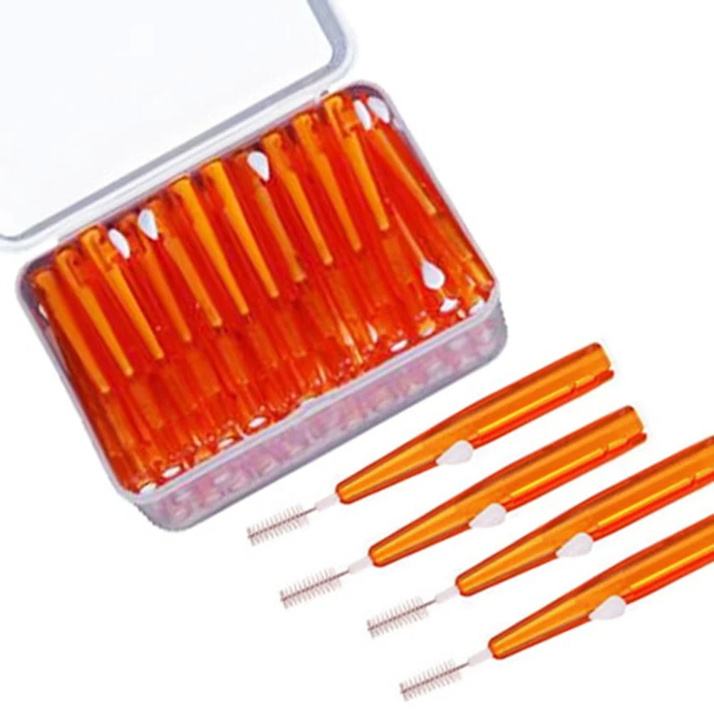 

60pcs Interdental Brushes Floss Pick For Teeth Cleaning Oral Care Tool Braces Crowns Bridges Adults Kids Floss Brush Toothpick