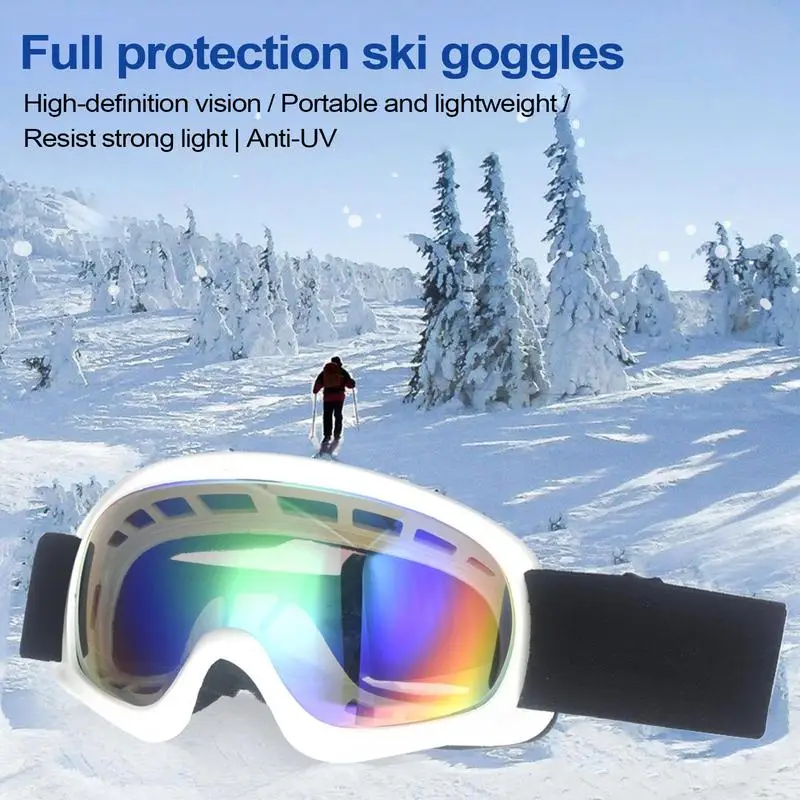 Children ski goggles Winter outdoor protection Dazzling lenses snow blind sunglasses wind sand UV riding sports motorcycle glass