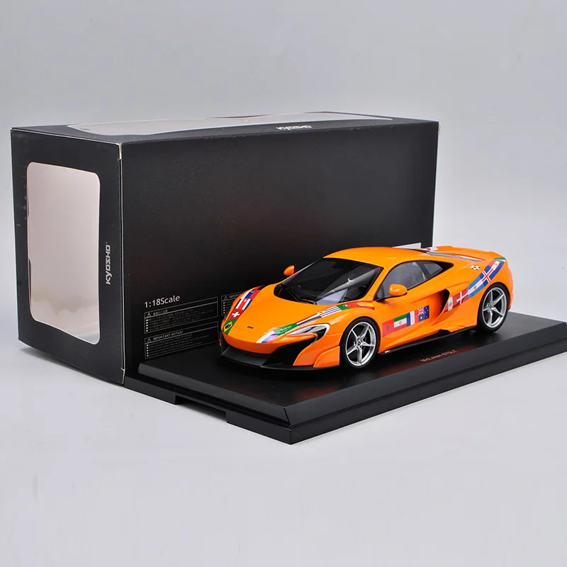 

KYOSHO 1:18 Mclaren 675 LT лимитированная модель спортивного автомобиля из литого сплава