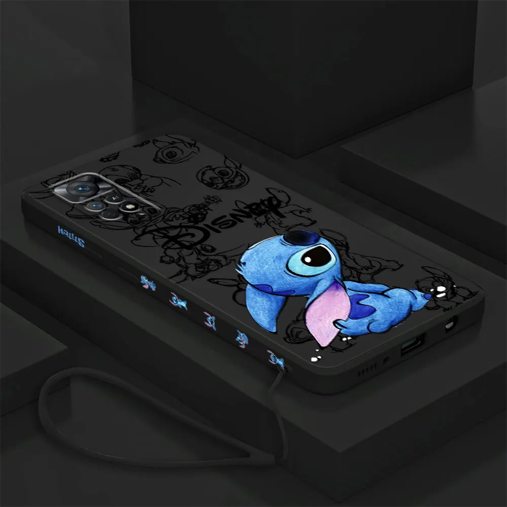 Stitch The Baby Disney Phone Case for Redmi Note 12 Pro Plus 9S 8 9 10 Pro 7 11 Pro 5G 10 10T 12S 11S 9T Soft Silicone Cover