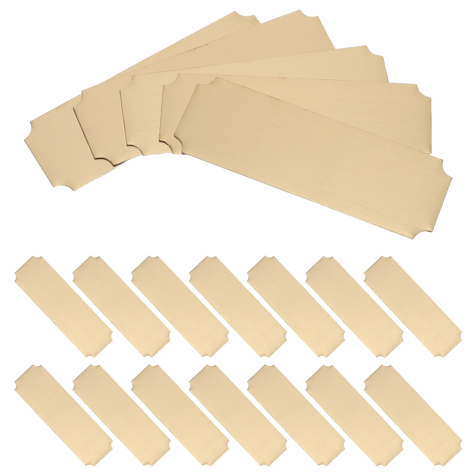 

20 шт. пустые металлические именные бирки из нержавеющей стали, прямоугольные тарелки для стола, именная табличка, офисная конференция, классная идентификация