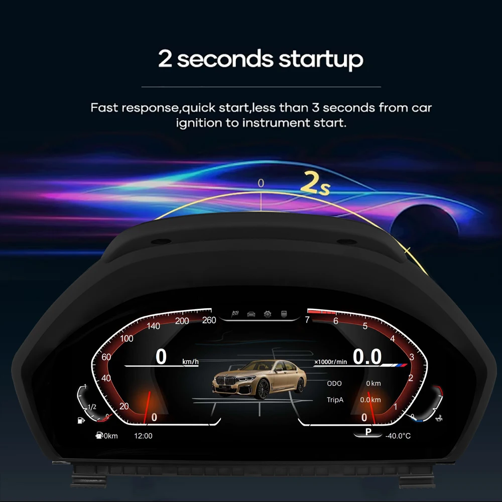For BMW F30 F31 GT-F34 F32 F33 F36 2013-2020 Digital Dashboard Speedometer LCD Cluster Instrument Panel