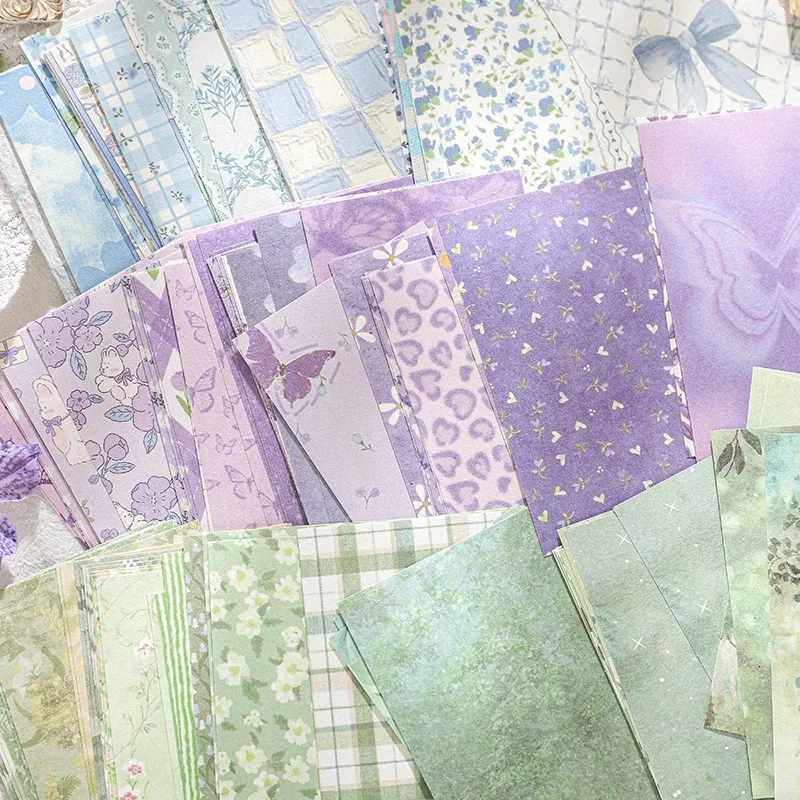 مجلة الذهاب 50 قطعة المواد اليومية الأساسية ورقة الإبداعية الكولاج سكرابوكينغ لتقوم بها بنفسك ورق خلفية القرطاسية لوحات مذكرة #1