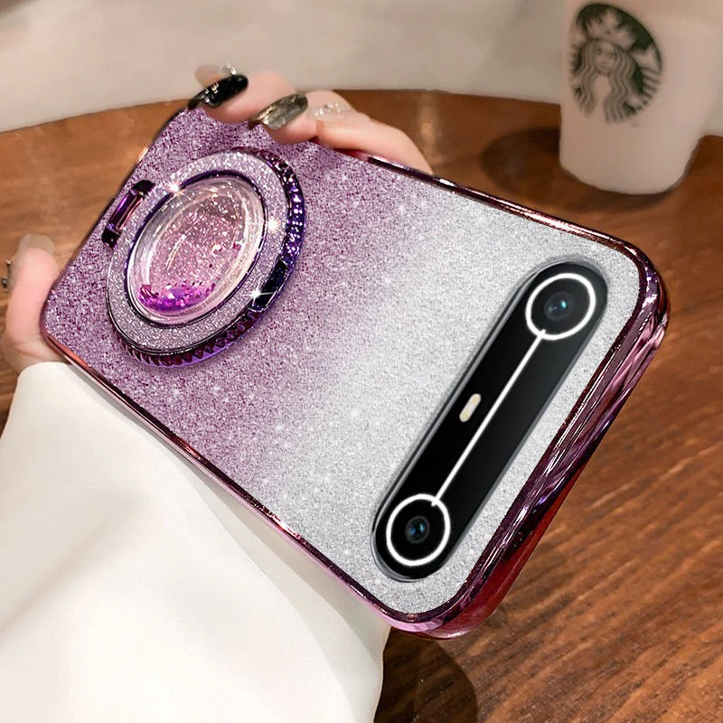 غطاء لامع شفاف مطلي لهاتف Tecno Pova غطاء من السيليكون الناعم الماسي لهاتف Tecno Pova #5