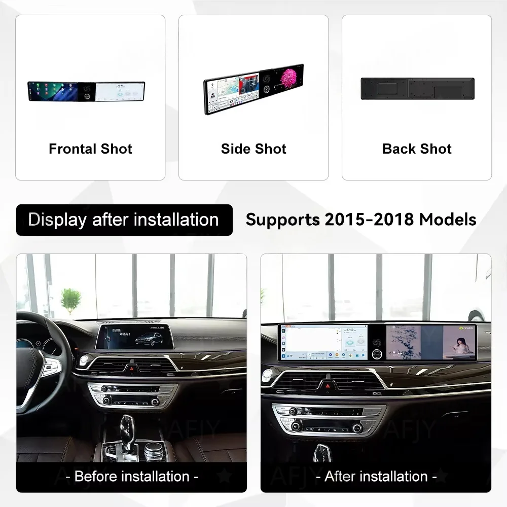 Dual Screen Android Car Radio Carplay Screen For BMW 7 G11 G12 2015 2016 2017 2018 Multimedia Player GPS Navigation Head Unit