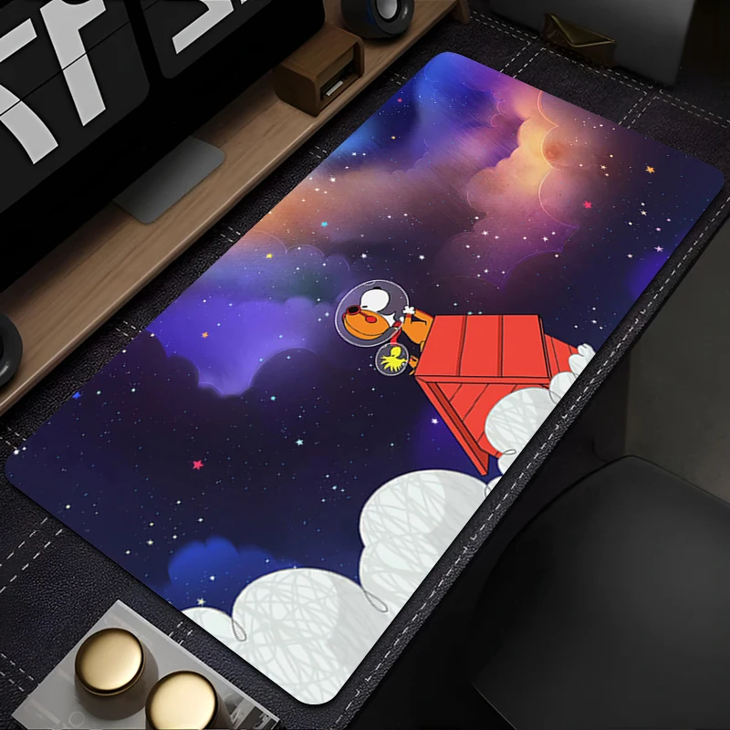 

Desk Mat Carpet Desk Accessories Laptop Gamer Mausepad Mouse Pad Mousepad Cartoon S-snoopy Office Tables Mouse Mats Keyboard Pad