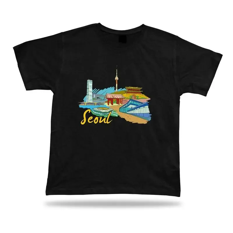 Seoul Gyeongbokgung N Seoul Tower Deoksugung Gwanghwamun tshirt tee gift apparel