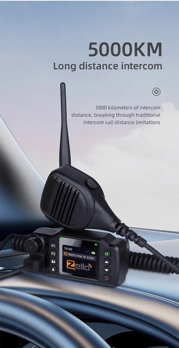 Best sell HamGeek HG-8900 Plus Zello Mobile Radio 5000KM National 2G/3G/4G for Android Version