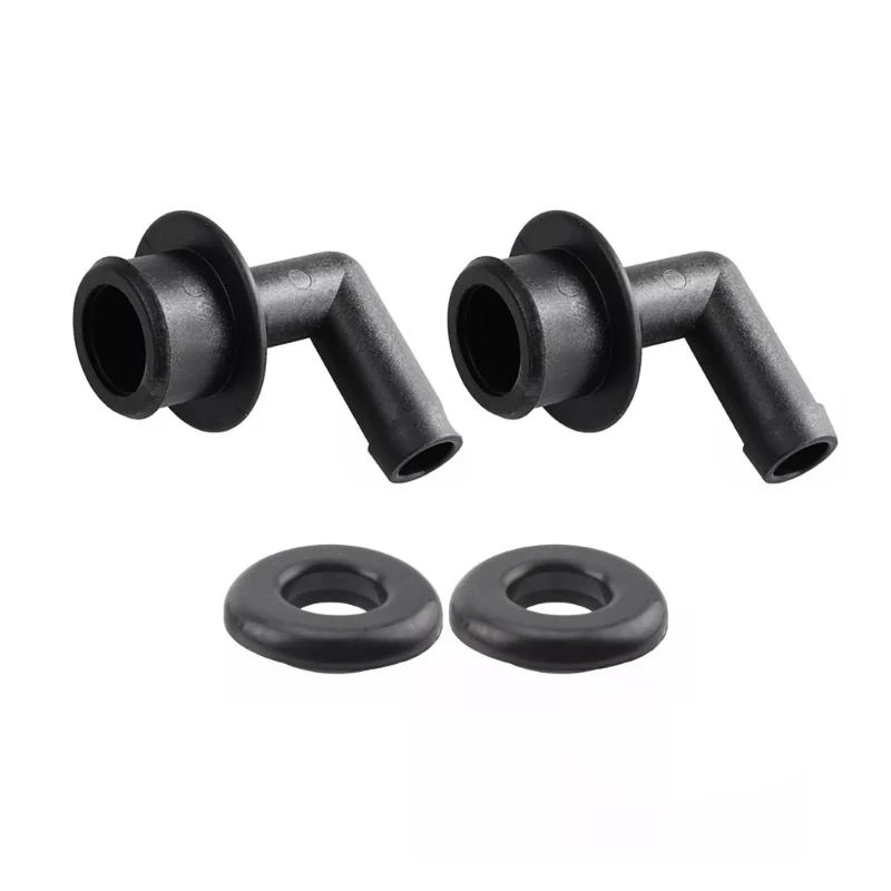 Conjunto de cobertura de cotovelo de ventilação de motor ABS resistente Ajuste direto Válvulas à prova de vazamentos Tampa de ventilação 53013360AA para carro