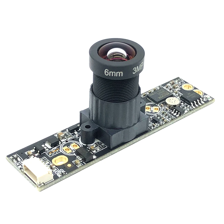 Plug Play Industrial Surveillance WDR 2MP Full HD 1080P Webcam Windows OTG UVC 30FPS USB Camera Module with Microphone 6mm Lens