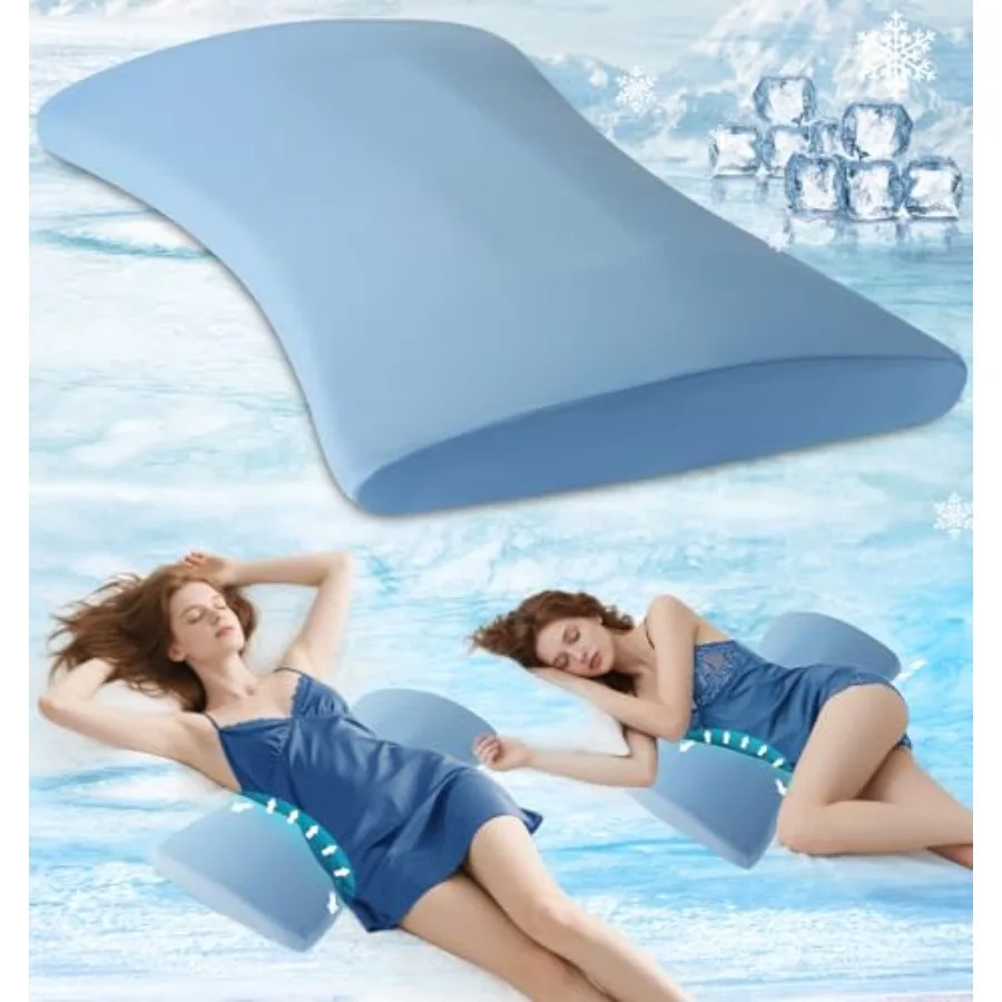 

Подушка для поясницы для кровати: Эргономичная подушка из пены с эффектом памяти для сна, снимающая боль в пояснице, для сна на боку и на спине