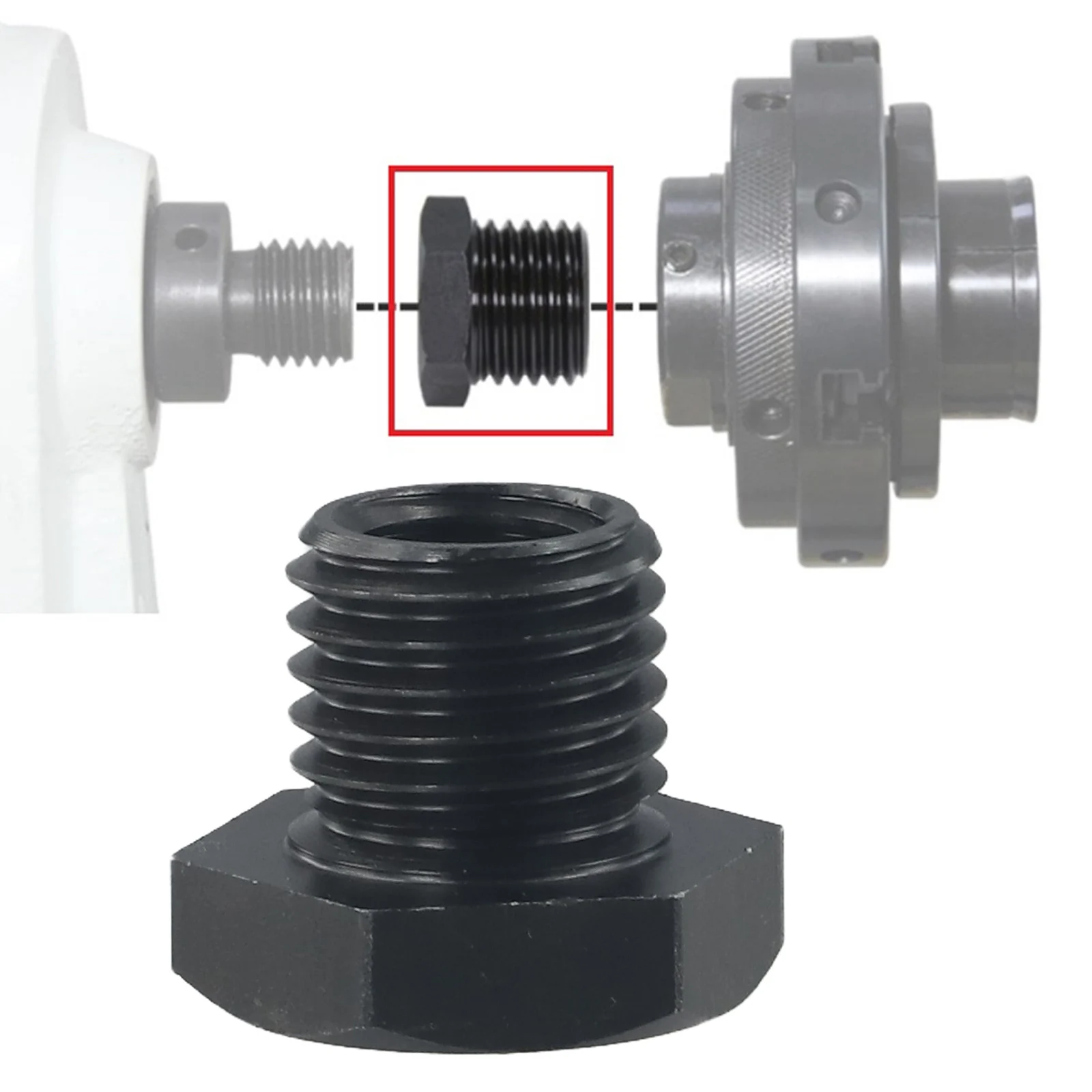อะแดปเตอร์หัวจับเครื่องกลึงไม้1ชิ้น1-8TPI ได้ M18X2.5กับเครื่องกลึงโลหะ CNC ความเร็วสูงเครื่องมือกลึงแบบทั่วไปเครื่องมือไฟฟ้า