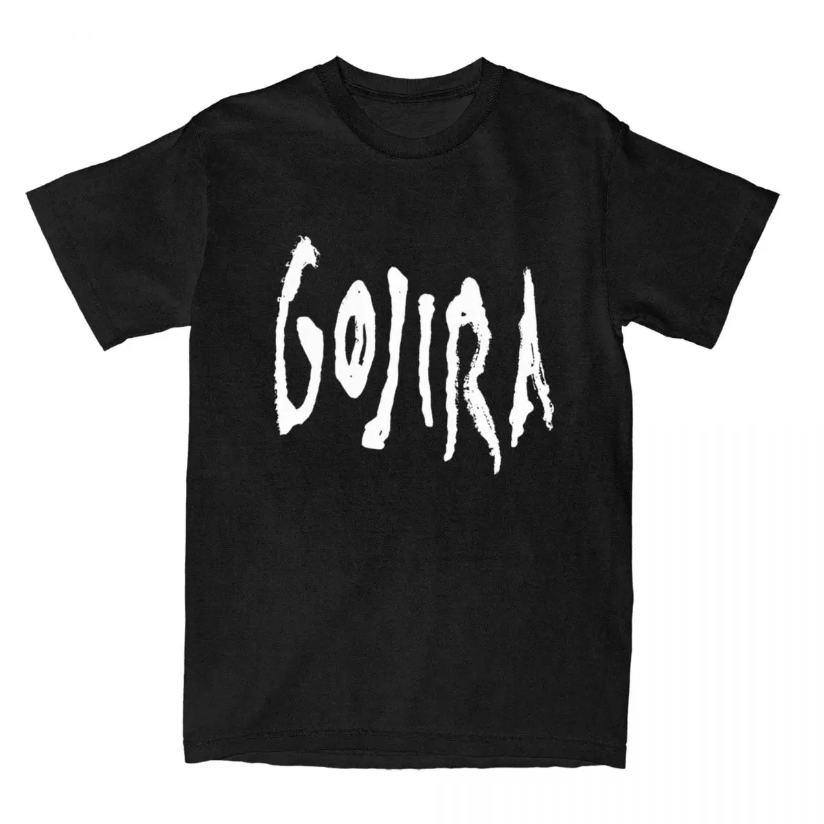 Gojiras Music T-Shirt for Men Women Heavy Metal Funny 100% Cotton Tee Shirt Short Sleeve T Shirt Birthday Present Clothing