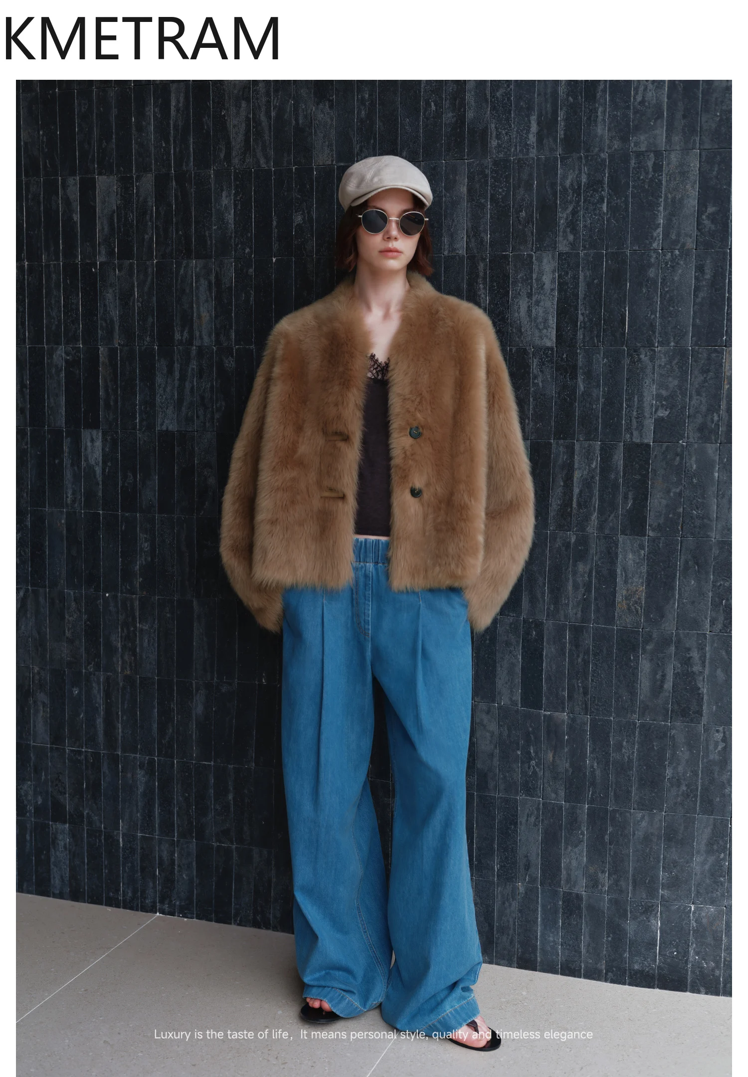 Natural Tuscany Wool Sheepskin Double Faced Fur Jacket Woman Short Real Fur Coat Old Money Style Winter Clothes Women 2025 шуба
