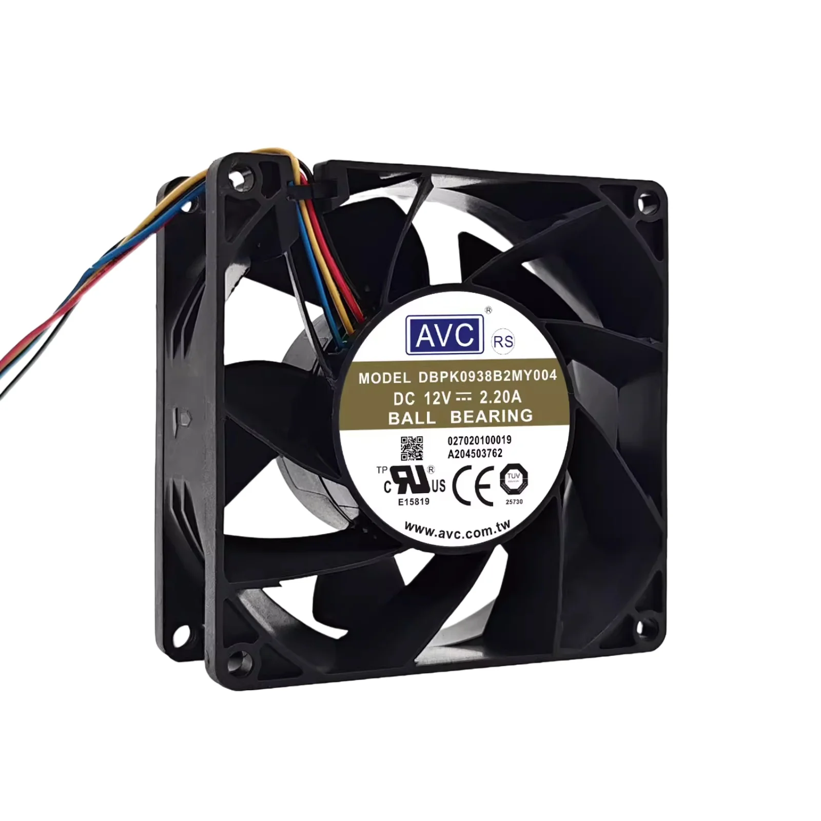

For AVC DBPK0938B2MY004 90x90x38mm DC12V 55.3W 12900RPM High Speed Industrial Axial Cooling Fan 9cm