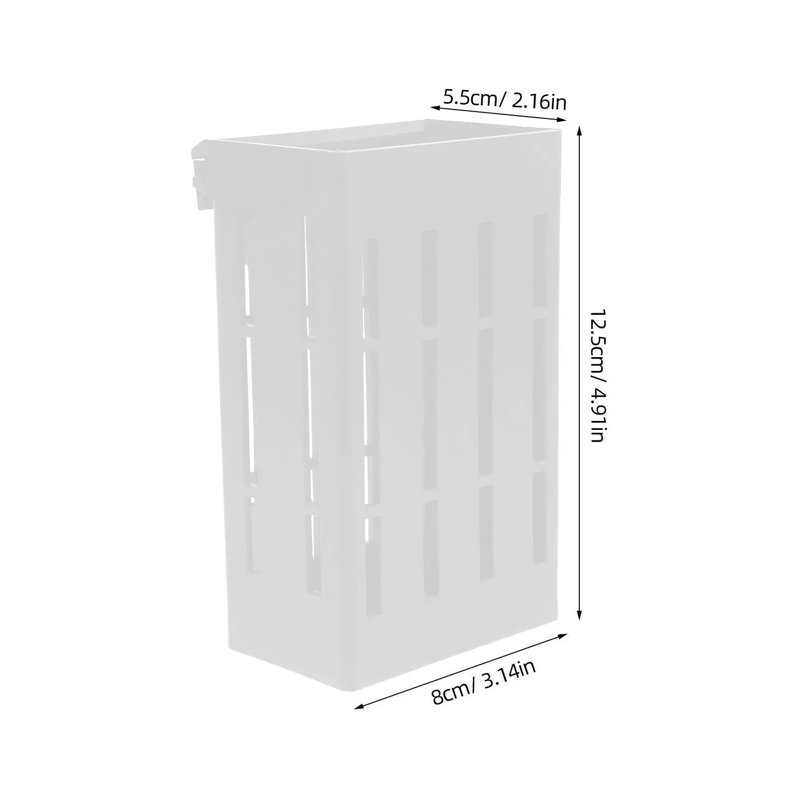 1Set Wall Mounted Chopsticks Holder Plastic Silverware Organizer No Drill Installation Kitchen Utensil Holder Space Saving