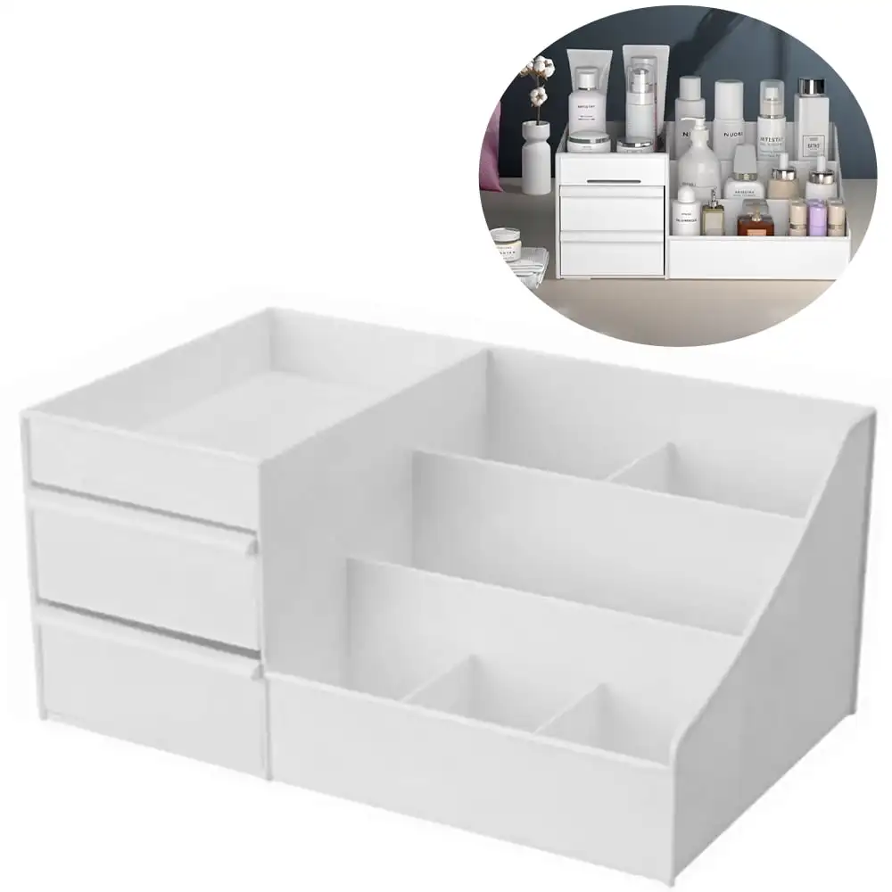 Makeup Organizer Drawers, Cosmetic Display Cases, Storage Box, for Lipstick Jewerly, Bottle