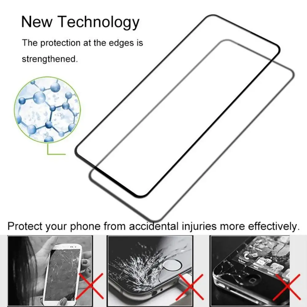 2PCS 9D Tempered Glass For Samsung Galaxy A55 5G A35 A54 A15 A25 A34 A24 A14 A53 A33 A52 A52S A32 A13 A12 5G Screen Protector