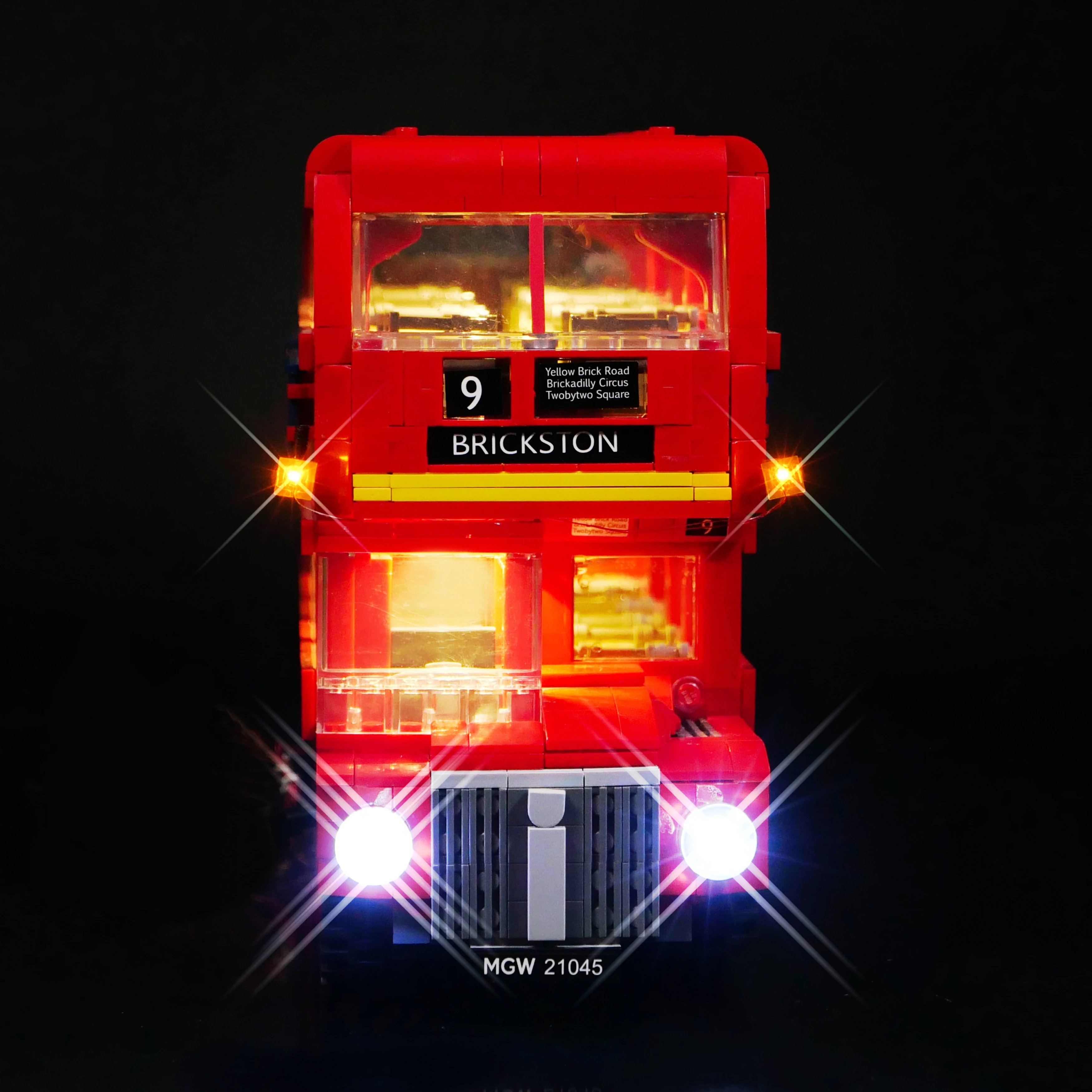 LED-verlichtingsset compatibel met het bouwsteenmodel van de City Double Decker Bus van 10258, lichte accessoires met afstandsbediening
