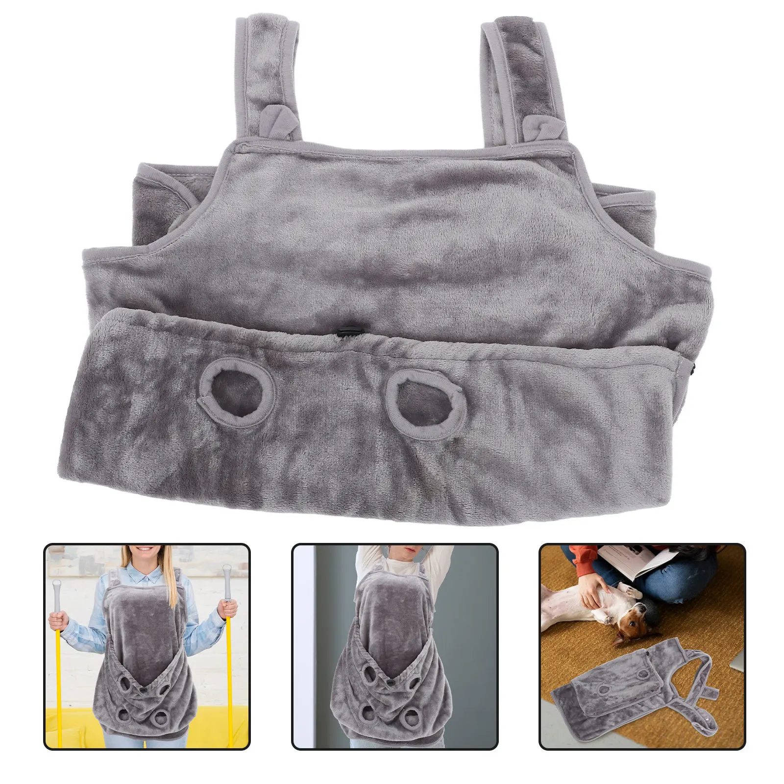 Cat Apron Carrier Compact Pet Sling Bag for Cats Small Dogs Fashionable Cute Design Dirt Protection Clean Environment Versatile