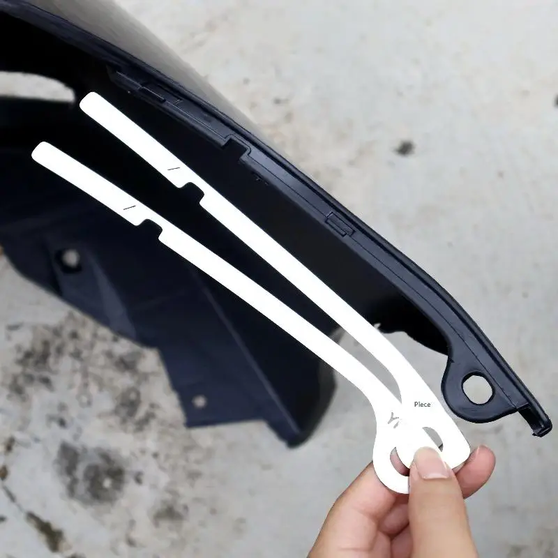 Reiz 2010-2017 Front Bumper Metal Plate Buckle 2Pcs Durable Auto Repair Parts DIY Easy Install Upgrade Kit