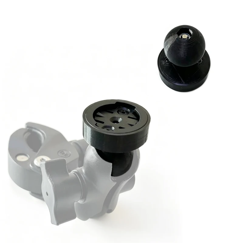 1PC Ball Joint Adapter with Garmin Base for Bike Computers Motorcycle & Car Mount Extension Link Compatible with Magene iGPSPORT