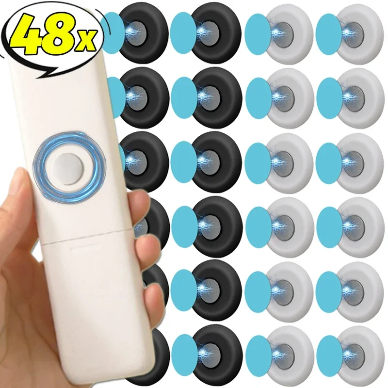 

2/48PCS Strong Magnetic Hooks Wall-mounted Hanging Anti-lost Magnet Remote Control Home Refrigerator Magnet Storage Rack Hooks