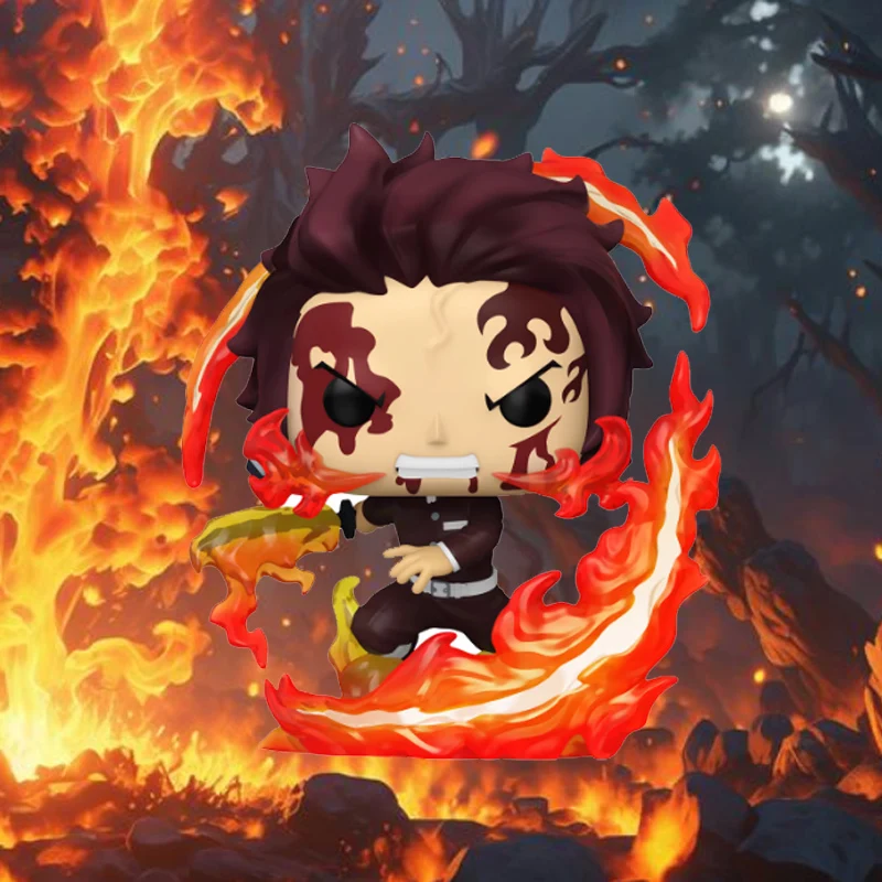 Funko Pop الأصلي شيطان القاتل أنيمي الشكل دوما أكازا تشاتشامارو ألعاب شخصيات الحركة للبنين بنات أطفال هدية الكريسماس