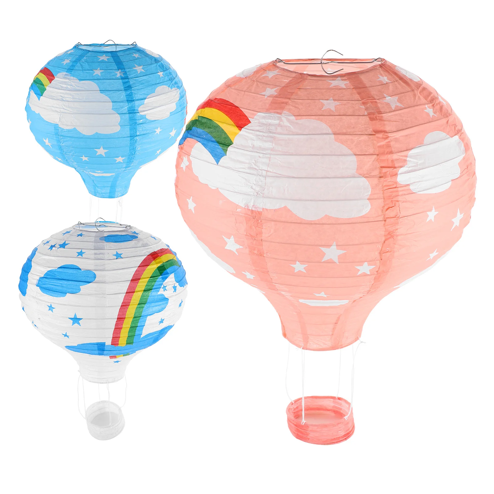 

3Pcs Hot Paper Colorful Reusable Hanging Party Decorations Birthday Wedding Engagement Ceiling Decor