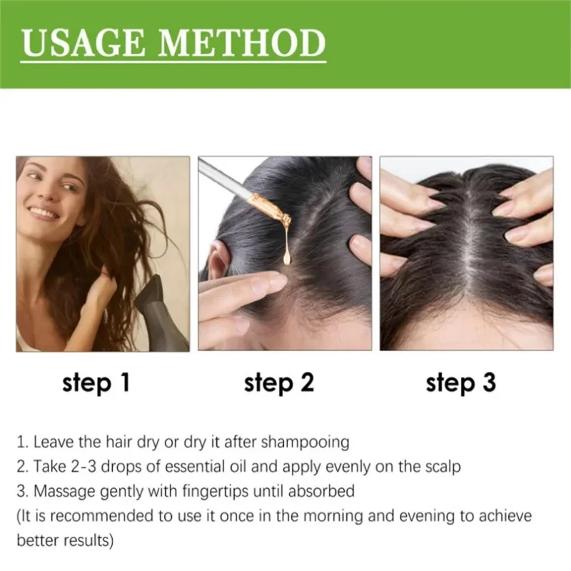 جوهر نمو الشعر السريع أفريقيا مجنون الجر الثعلبة مصل مكافحة كسر الشعر تخفيف القشرة وحكة فروة الرأس الشعر 30 مللي