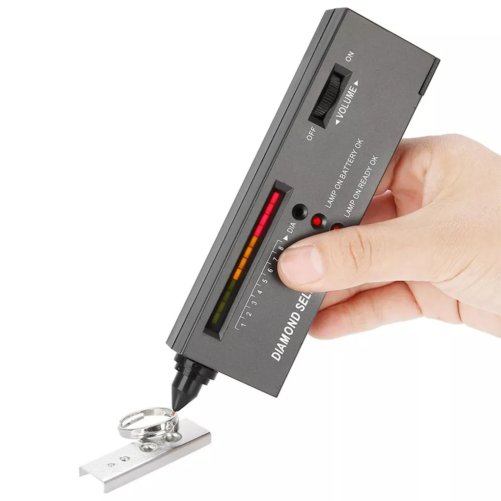 ABS Gem Tester Select-or Built-in LED For Illumination Simple Cali-bration For Stones Of Various