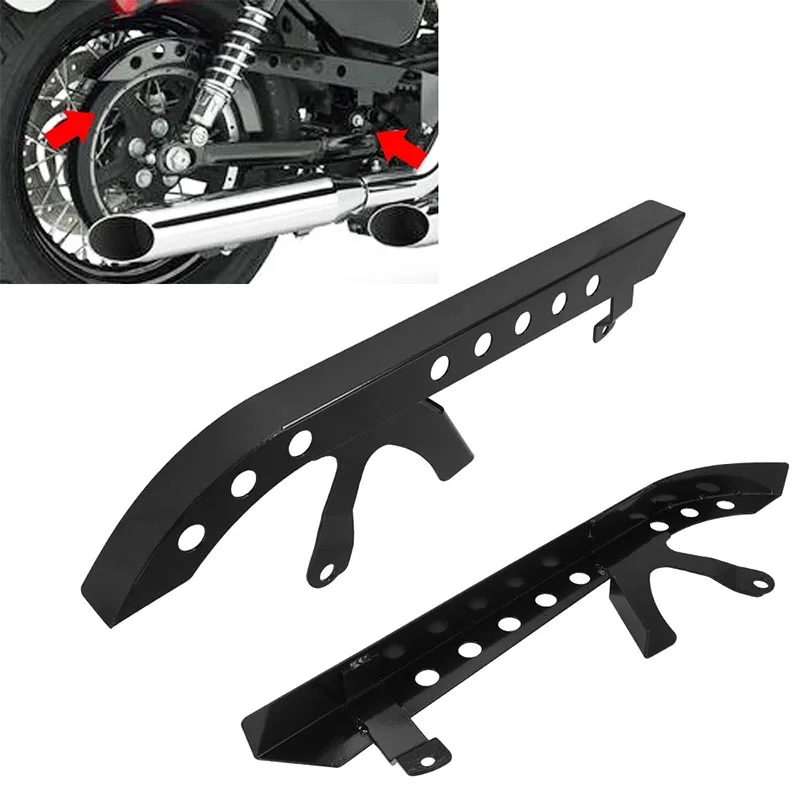 Motor cycle Belt Pulley Cover Belt Guard For Har ley 883 1200 X48 Dana Sportsman Modification Parts