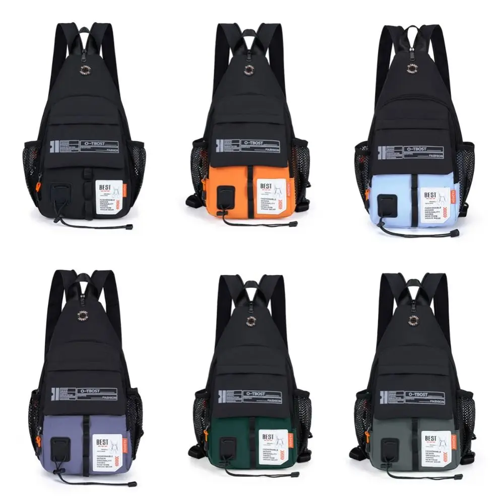 Oxford Men Chest Bag Multifunctional Adjustable Strap Sling Backpack Large Capacity Shoulder Bag Men Crossbody Bag Business