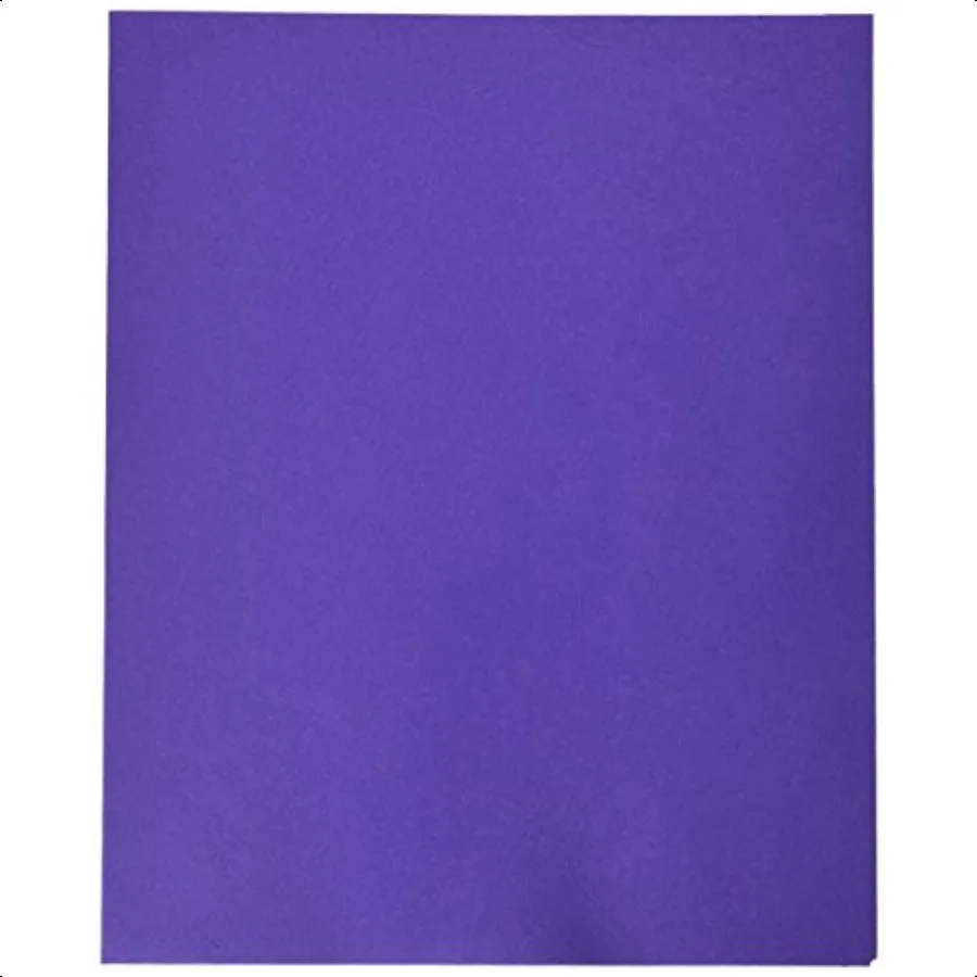 

TwoPocket Folders Purple Letter Size 10 per Pack 57583