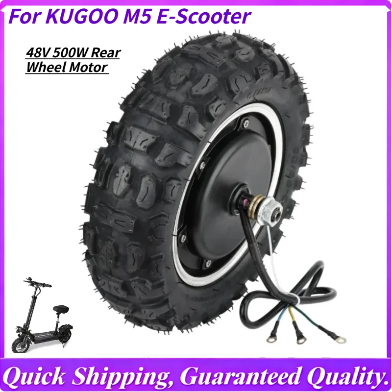 

Мотор-колесо 48В 500Вт для KUGOO M5, полный комплект привода с внедорожной шиной, мощный мотор и колесный комплект для электросамоката