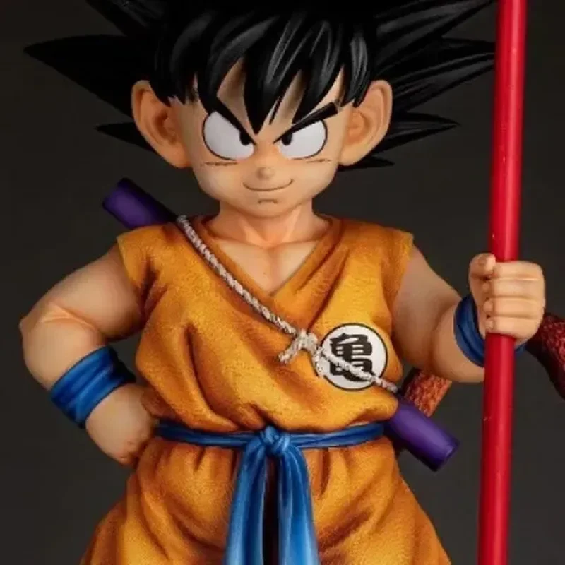 Anime Dragon Ball figure Fc Little Goku Gk Statue 1/4 bicolore Goku Animation Pvc Model Doll Collection Desk Decoration Toys