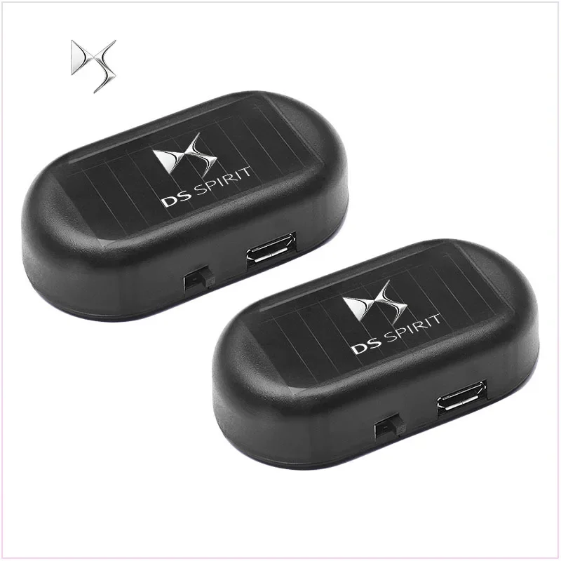 Car Fake Security Light Universal Warning LED Light Alarm Lamp Anti-Theft for Citroen Ds C4L DS6 C1 C2 C3 C4 C5 C6 Car Stickers