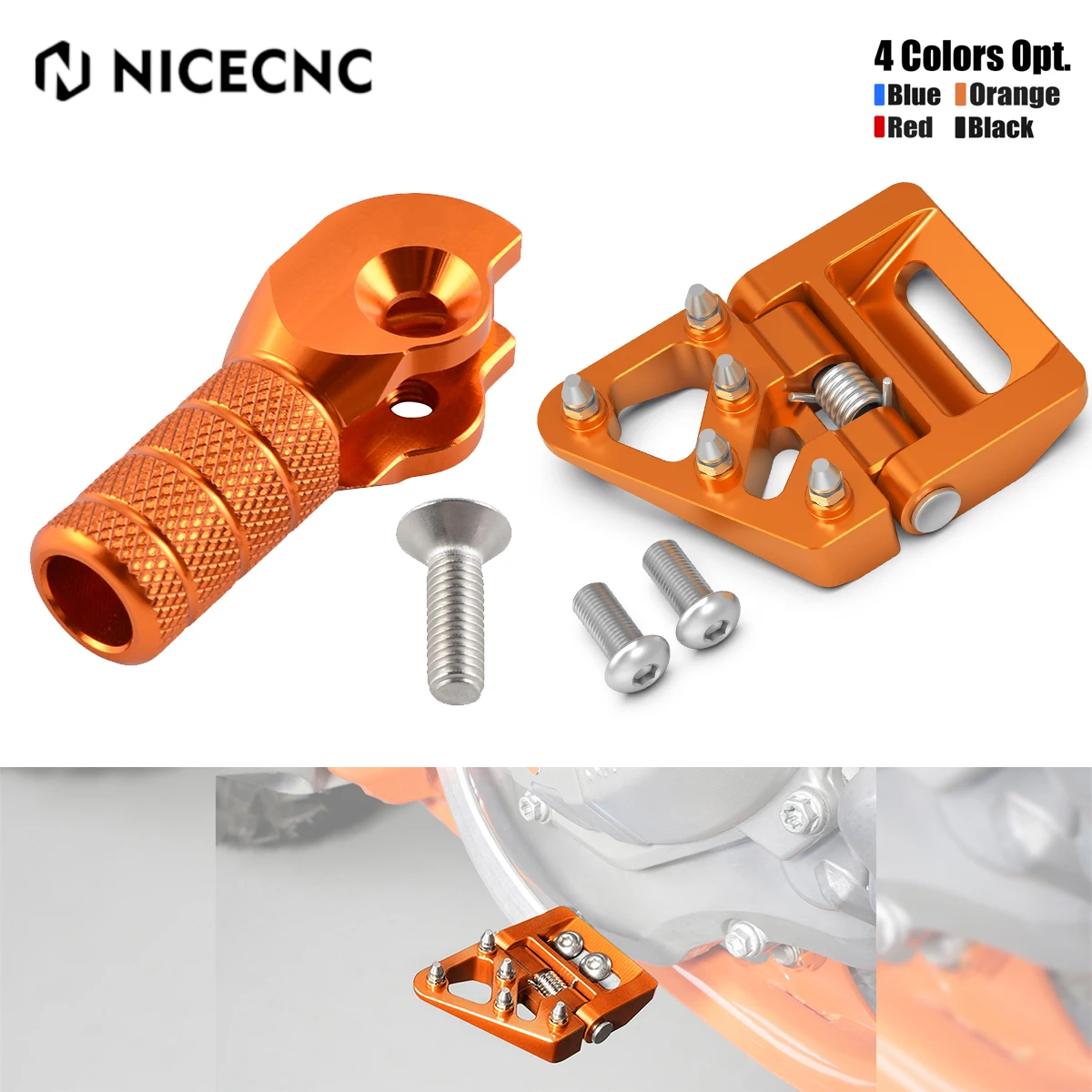 

Brake Pedal Plate Shift Lever Tip For KTM 125 200 250 300 350 400 450 500 EXC EXCF SX SXF XC XCF XCW XCFW TPI SD 6D 2017-2022