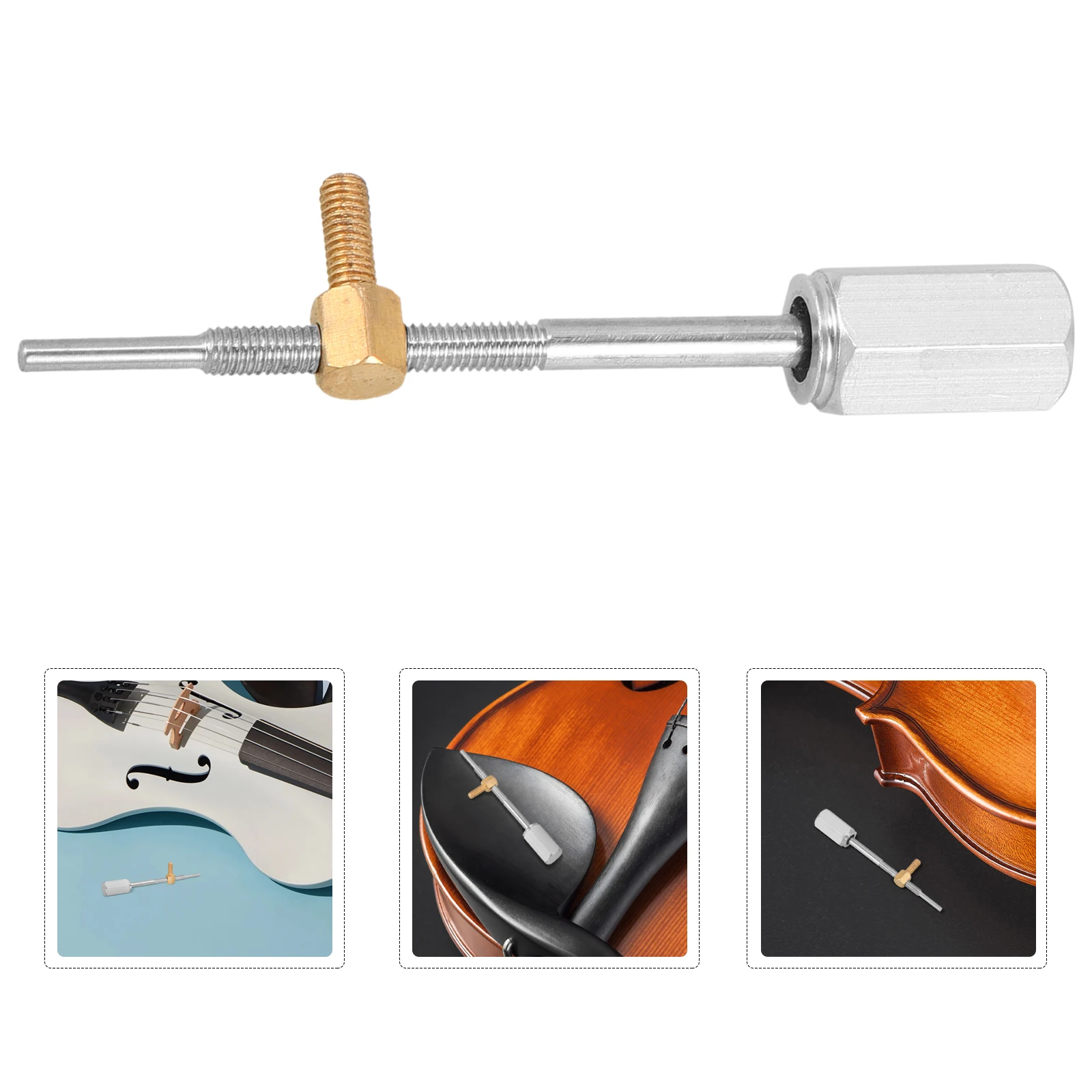 

Violin Bow Screws Frog Accessory Instrument Part Attachment Repairing Tool Student