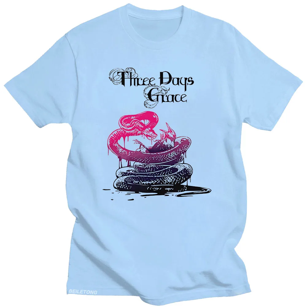 Three Days Grace T-shirt Graphic Printing Casual Hip Hop O-neck Tee-shirt Long Sleeve Fashion Tshirt Women/men Grunge Clothing